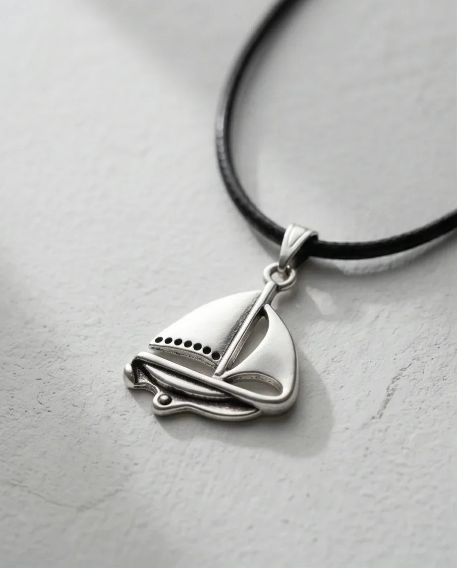 The Mariner Sailboat Pendant Necklace
