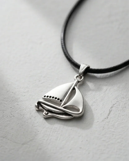 The Mariner Sailboat Pendant Necklace