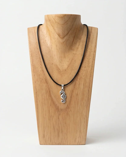 Silver Seahorse Pendant Necklace