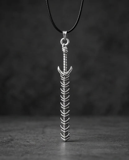 Dragon Spine Sword Pendant Necklace
