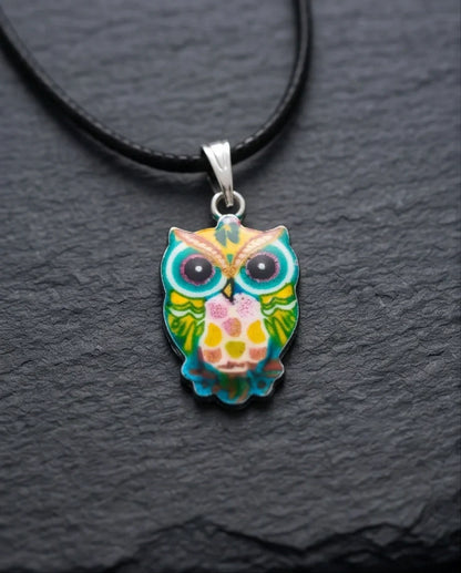 The Azure Owl Pendant