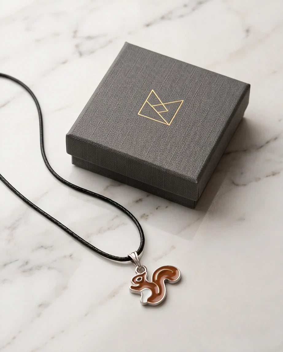 The Hazel Squirrel Pendant