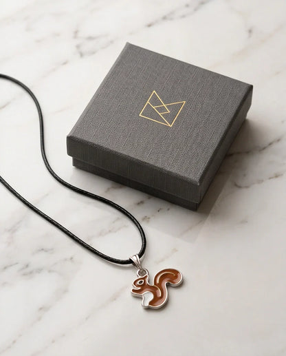 The Hazel Squirrel Pendant