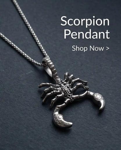 Antiqued Alien Facehugger Pendant Box Chain