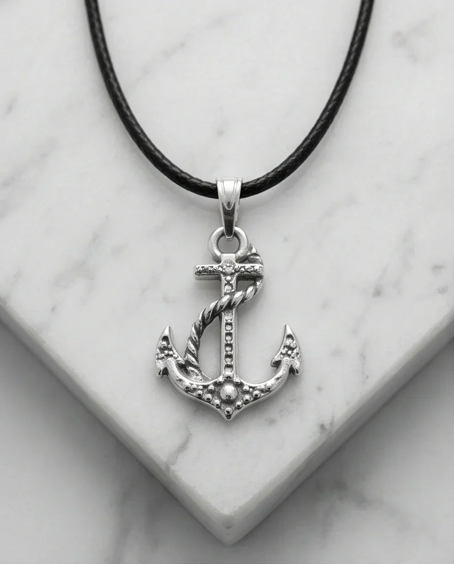 The Mariner’s Rope Anchor Necklace