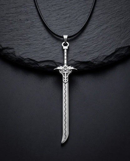Vintage Katana Sword Pendant Necklace