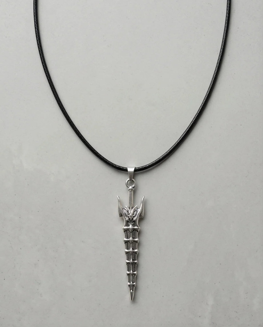 Gothic Dragon Spire Necklace