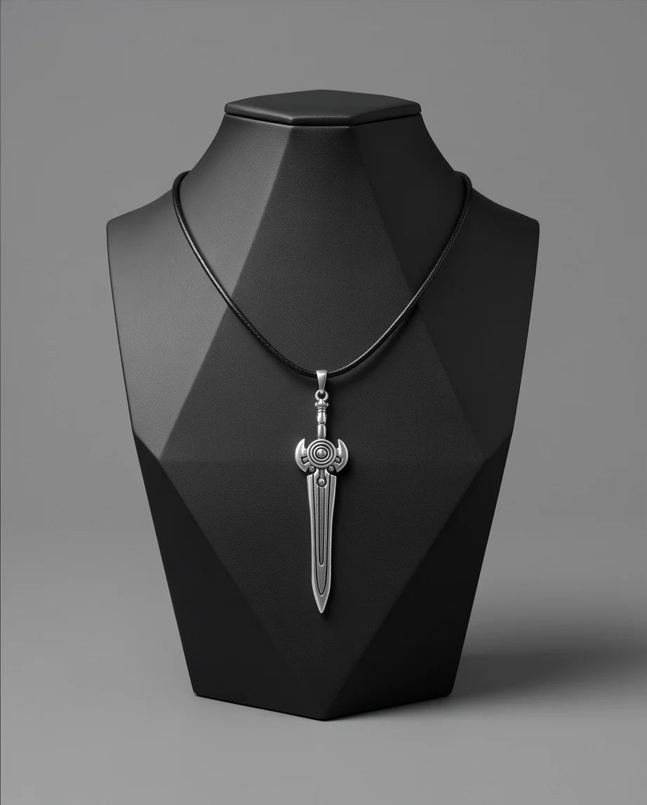 Celestial Eye Greatsword Pendant Necklace