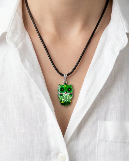 The Emerald Owl Pendant
