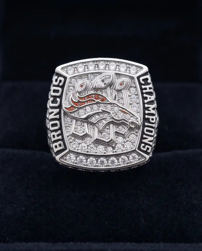 Denver Broncos Championship Style Pavé Ring