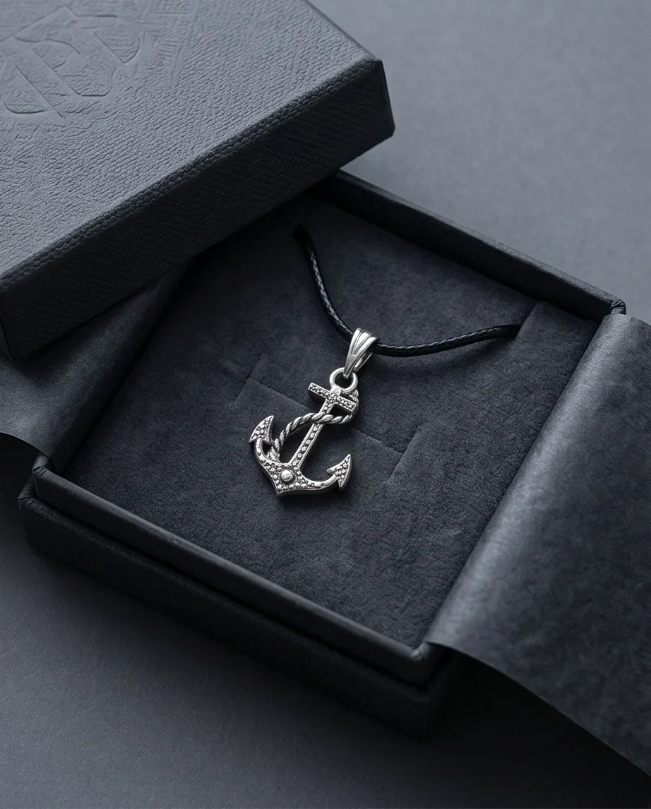 The Mariner’s Rope Anchor Necklace