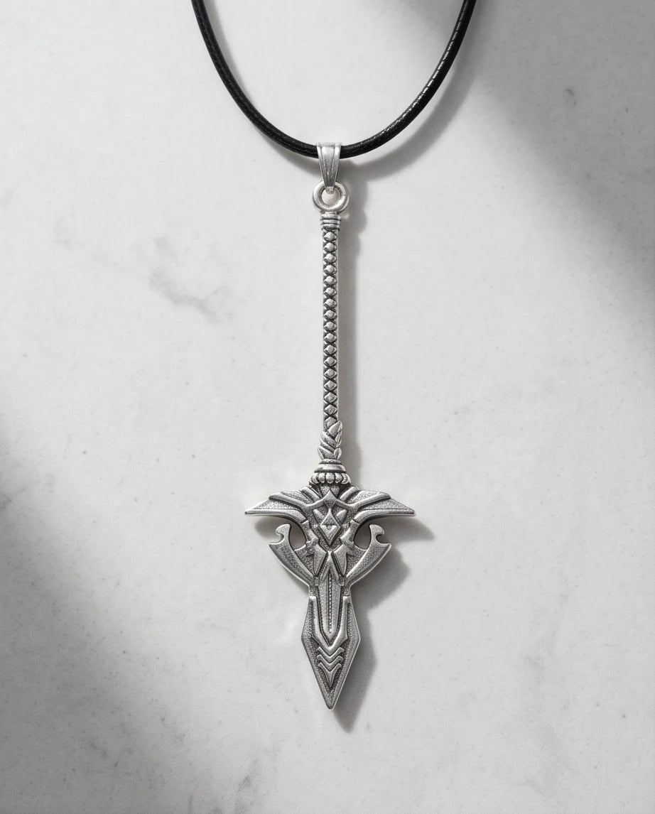 Gothic Rune Sword Dagger Pendant