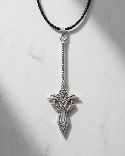 Gothic Rune Sword Dagger Pendant