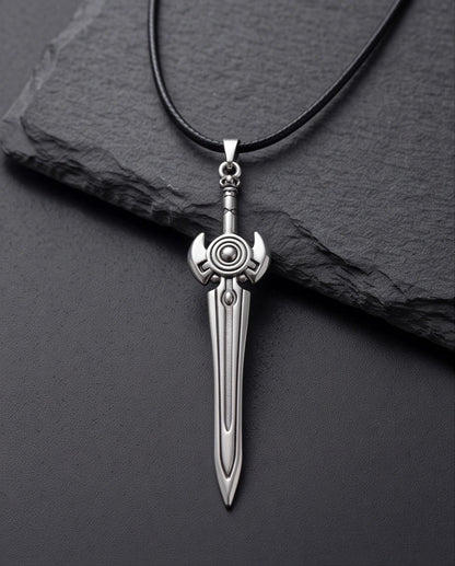 Celestial Eye Greatsword Pendant Necklace