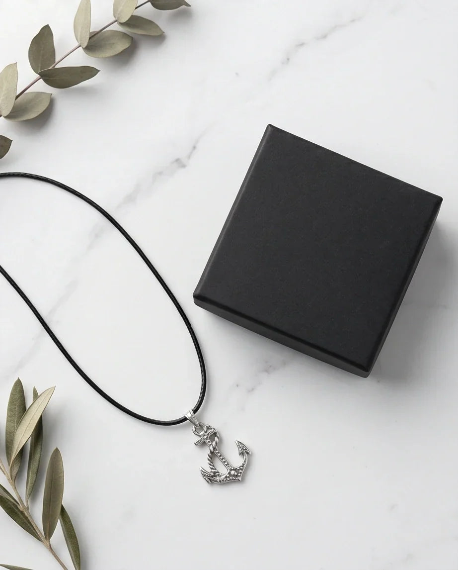 The Mariner’s Rope Anchor Necklace