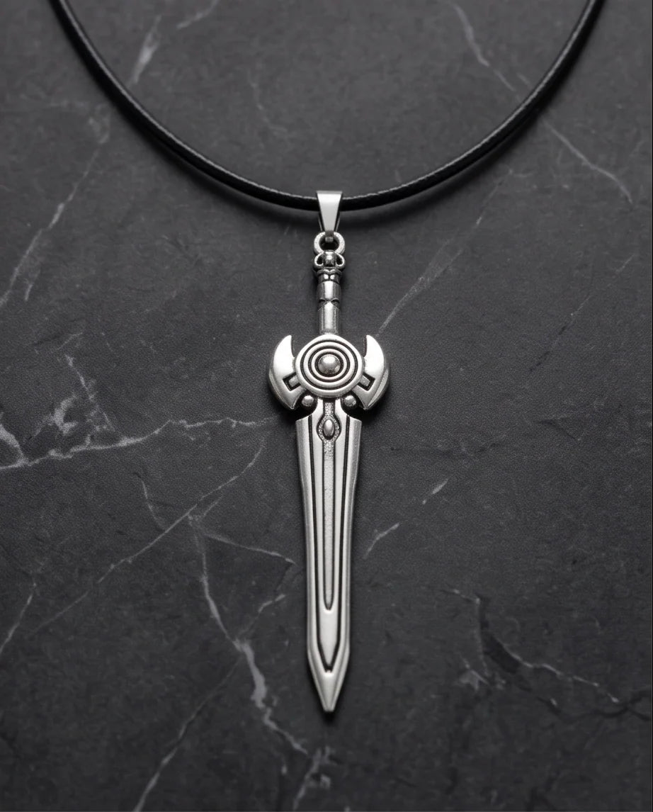 Celestial Eye Greatsword Pendant Necklace