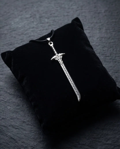Vintage Katana Sword Pendant Necklace