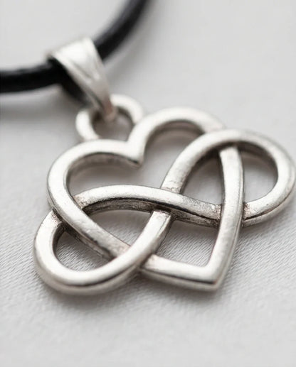 Silver Infinity Heart Necklace