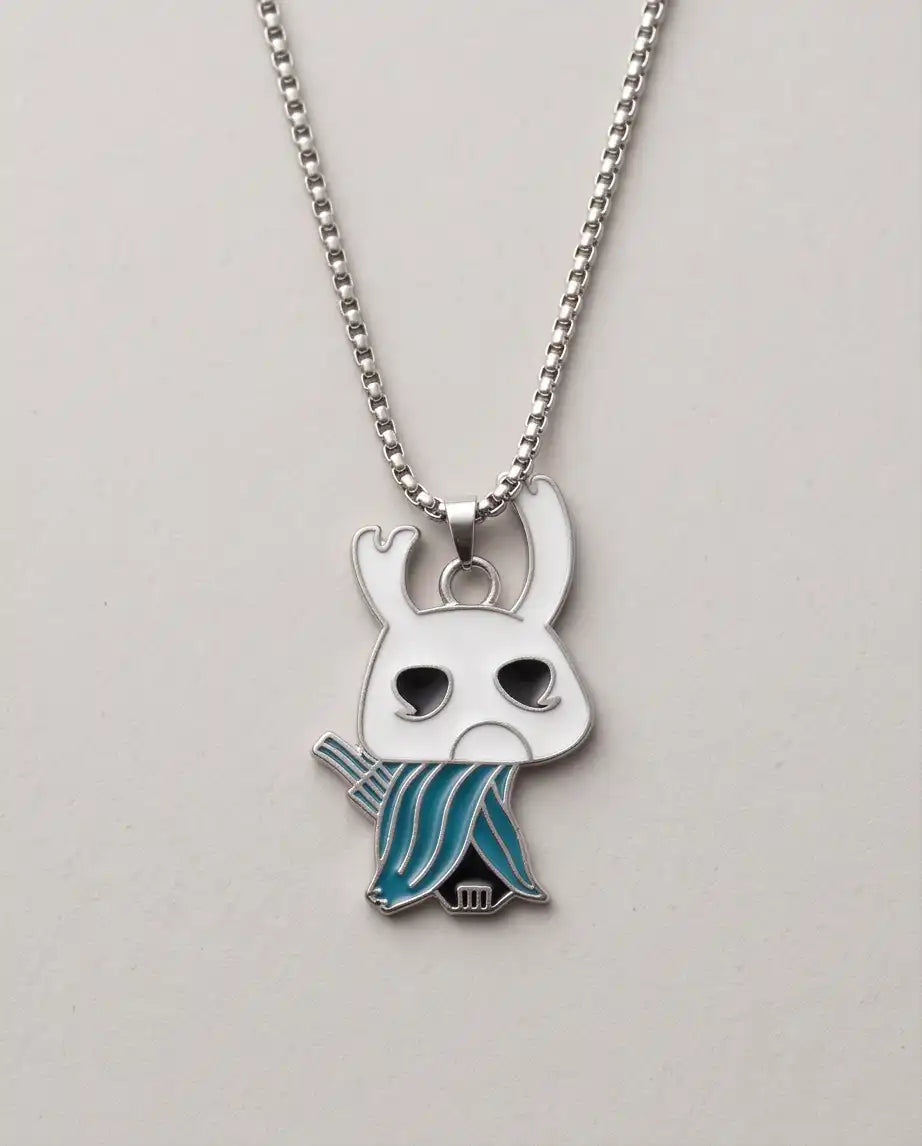 Hollow Knight Quirrel Enamel Pendant Box Chain