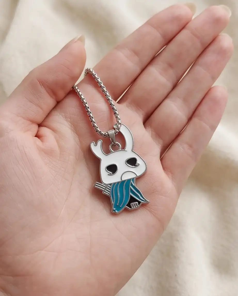 Hollow Knight Quirrel Enamel Pendant Box Chain