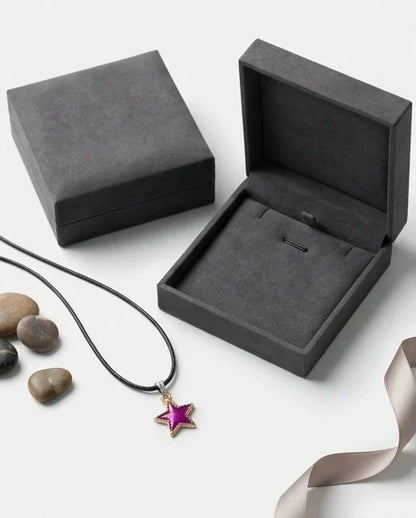 Radiant Purple Star Pendant