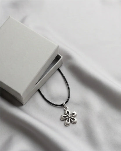 The Sakura Blossom Silver Pendant