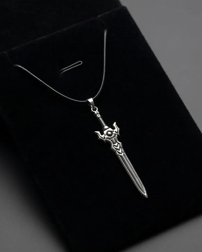 Fantasy Broadsword Pendant Necklace