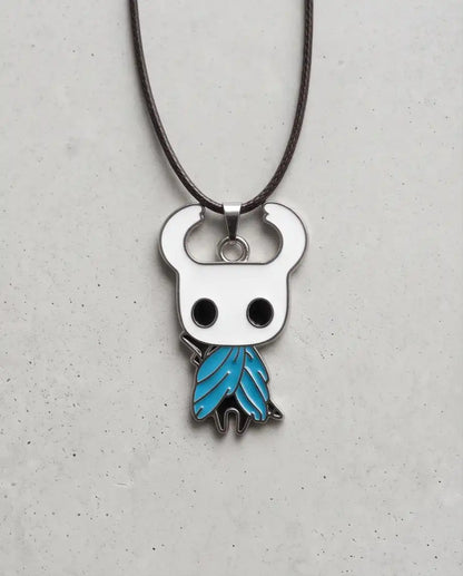 Hollow Knight Blue Cloak Enamel Pendant Box Chain